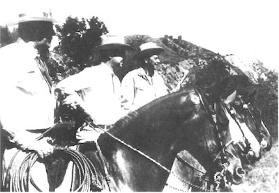 William P. Clark, Jr. and Sr., ride with then-California governor Ronald Reagan.