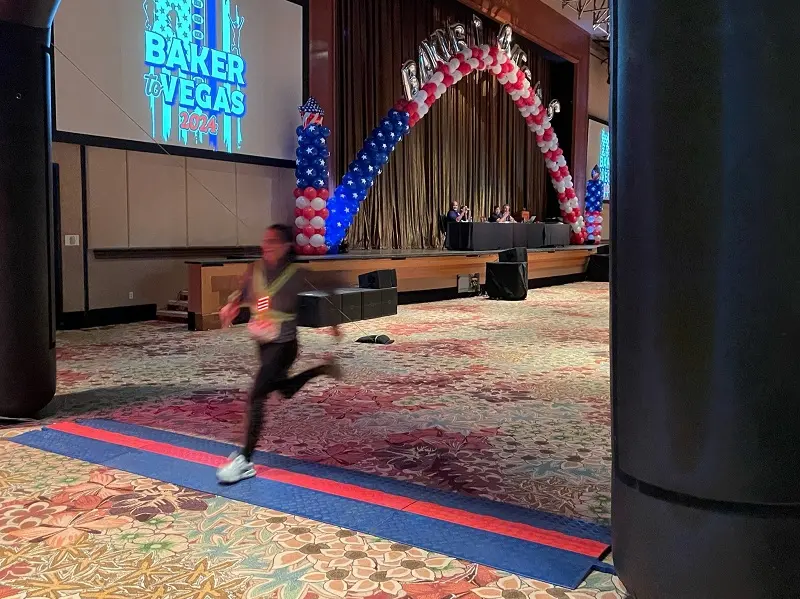 Baker to Vegas Challenge Cup Relay Runner