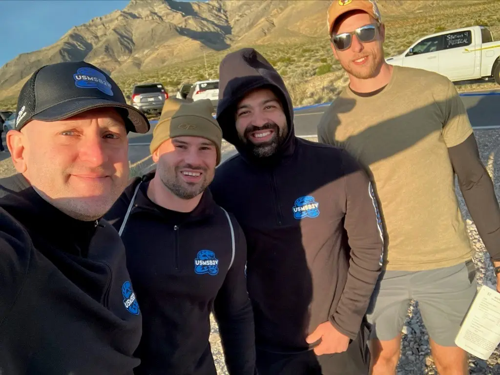 Baker to Vegas Challenge Cup Relay four male Participants 