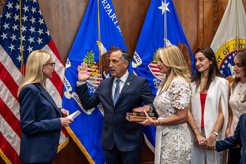 Swearing in of U.S. Marshals Director Gadyaces Serralta