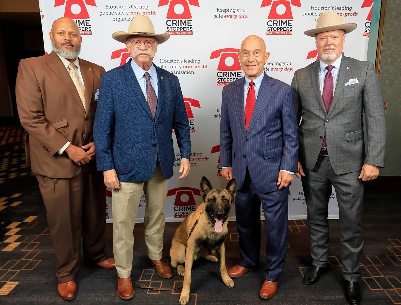 U.S. Marshals Service Tactical K-9, Rocky, with USMS personnel