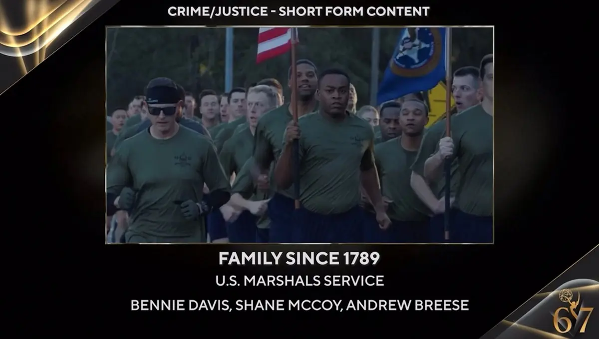 67th Capital Emmy Awards - USMS OPA Family Since 1789