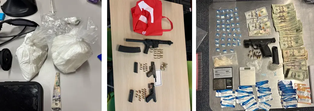 Operation Triple Beam seized drugs, weapons, and cash