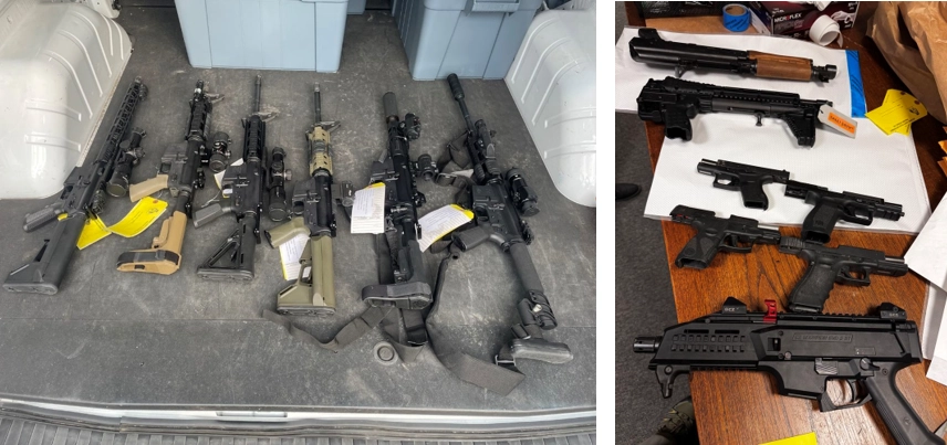 Operation Triple Beam seized weapons