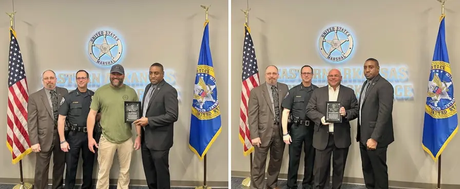 Task Force Officers Receiving Awards